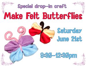 Felt Butterflies